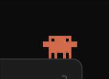 A small pixel creature working at a terminal — Claude Code at work.